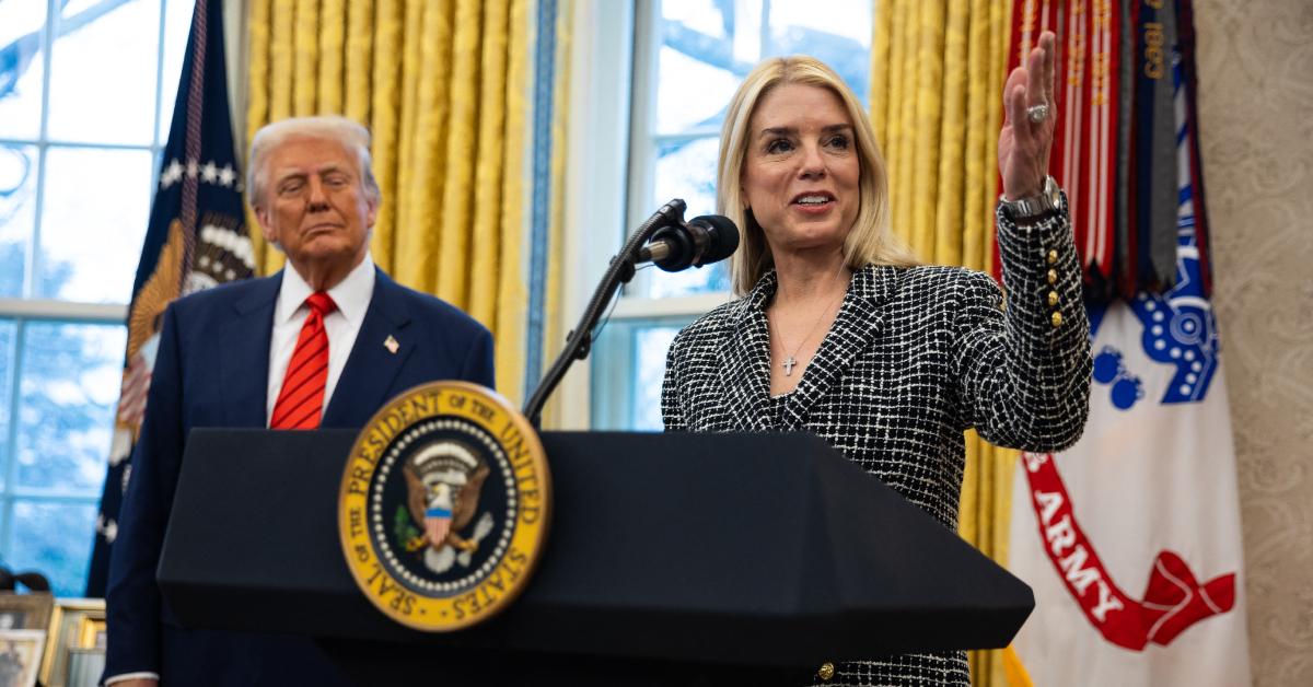 image of Attorney General Pam Bondi agreed to work with the court to try unsealing grand jury testimony documents.