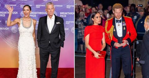 image of prince harry and meghan markle, David foster, Katherine McPhee