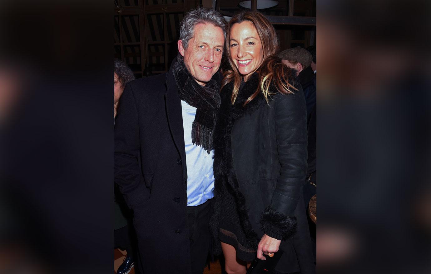 Hugh Grant And Wife Anna Eberstein