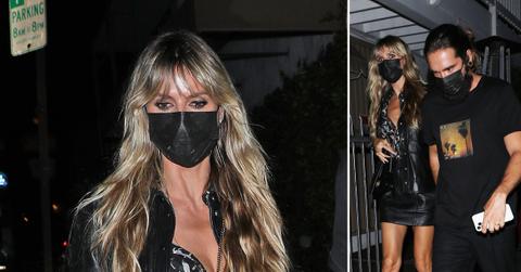 heidi klum and tom kaulitz have a romantic dinner date at giorgio baldi restaurant