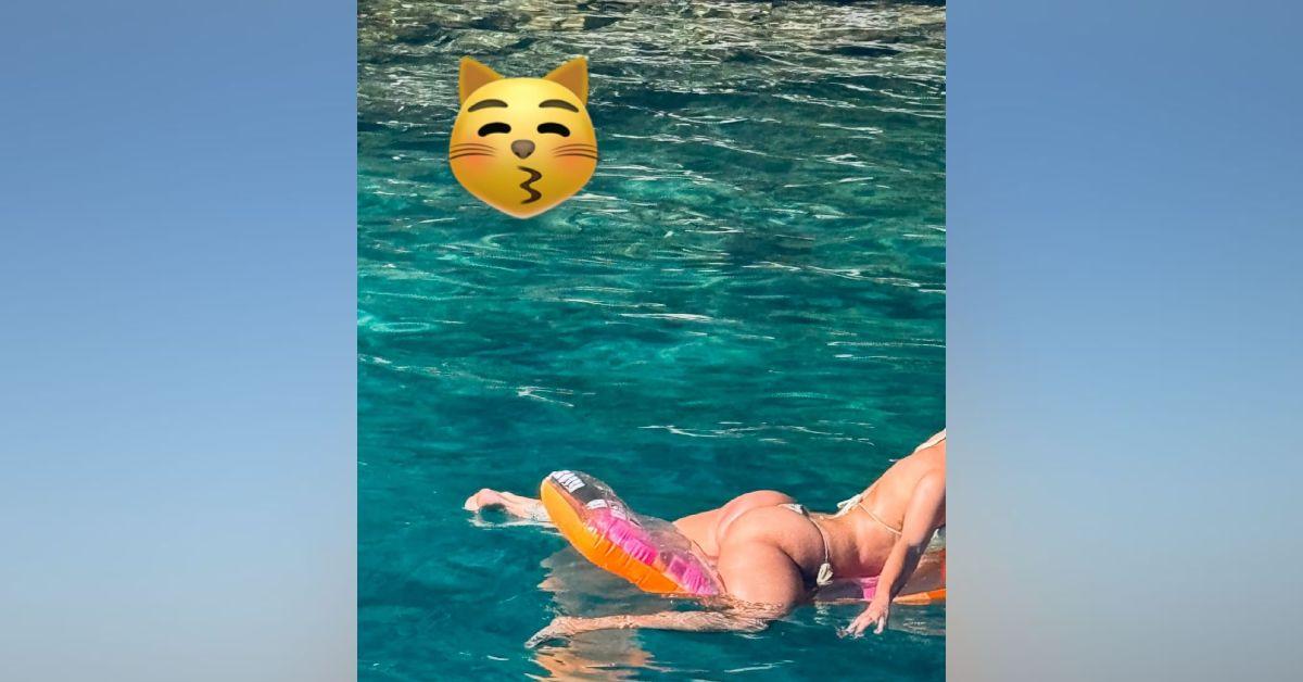 channing tatum drools girlfriend inka williams butt thong bikini photo