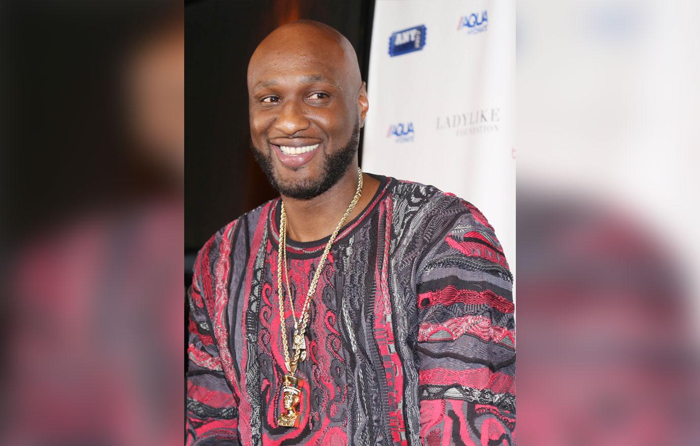 Lamar Odom At NBA All-Star Bowling Classic at Lucky Strike