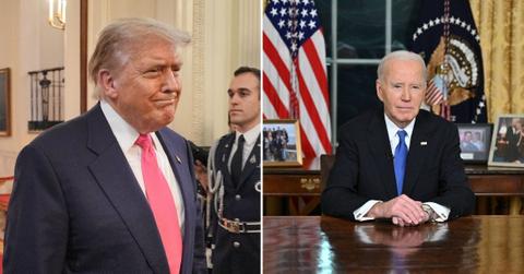 Composite photo of Donald Trump and Joe Biden