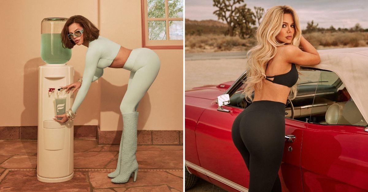 khloe kardashian flaunts fit physique hardcore gym workout photo