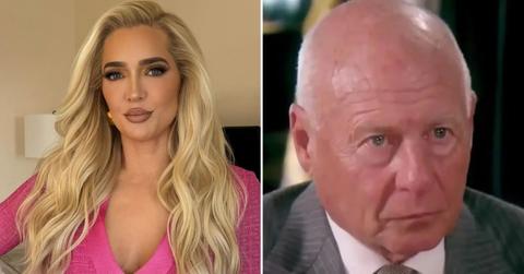 Composite photo of Erika Jayne and Tom Girardi