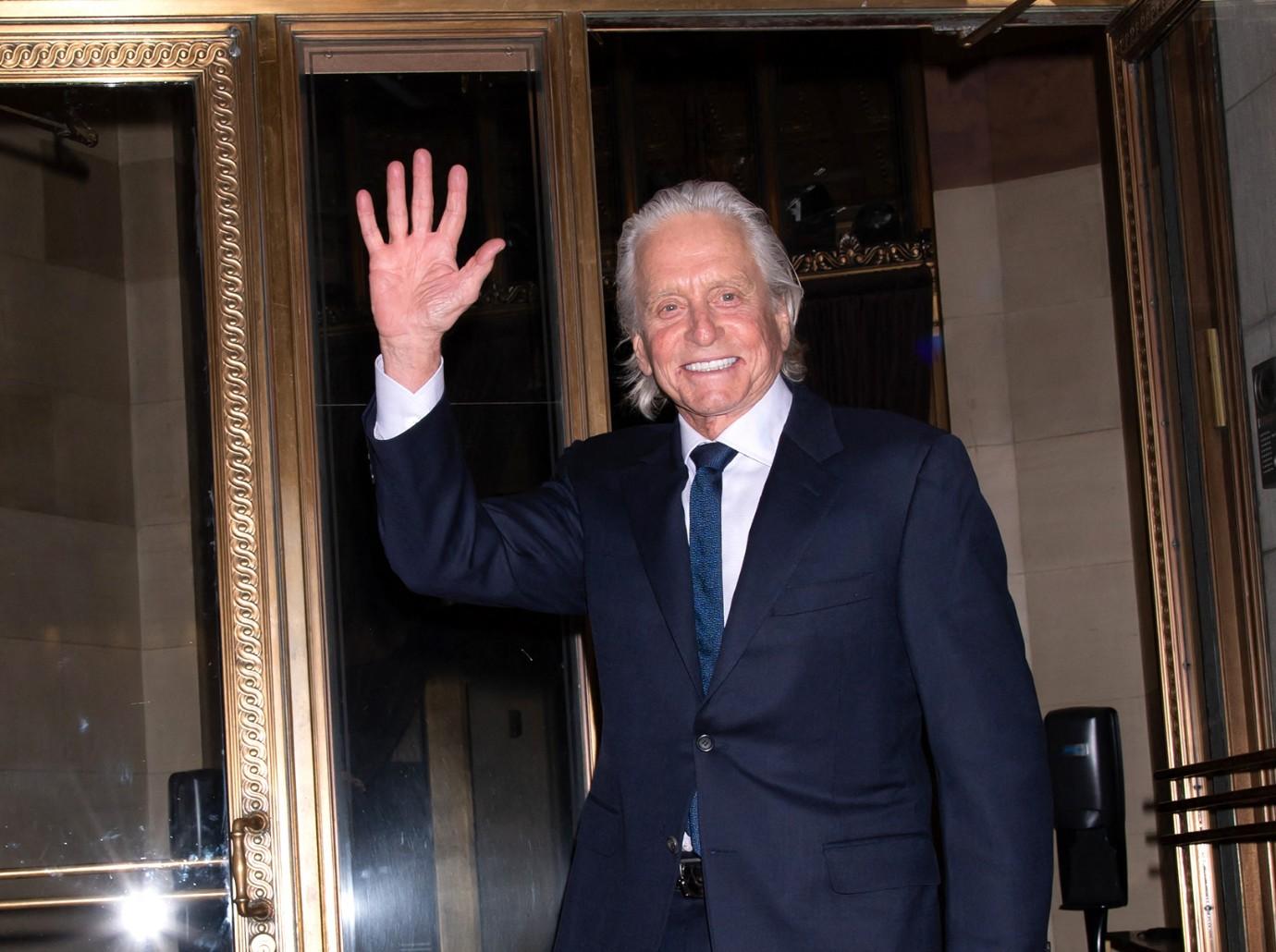 Michael Douglas & Son Dylan, 22, Attend Opening Night Of Broadway Play