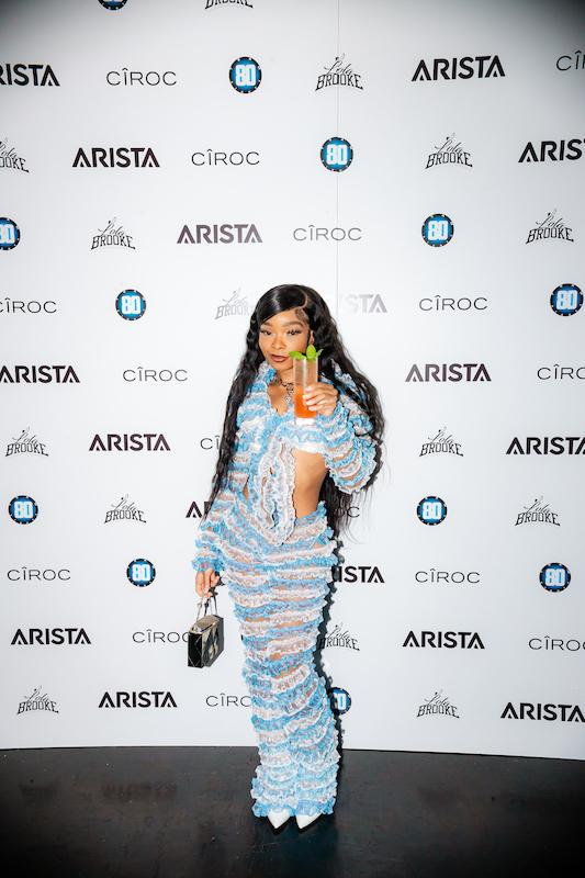 lola brooke toasts with ciroc at album release party in los angeles