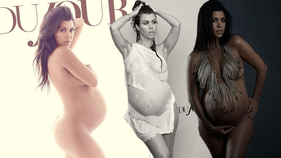 Kourtney kardashian most naked magazine covers