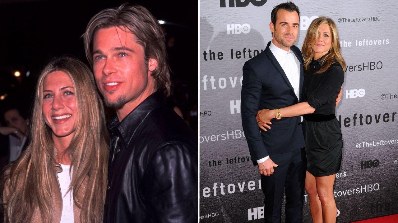 Image of Jennifer Aniston’s past marriages included Brad Pitt and Justin Theroux.