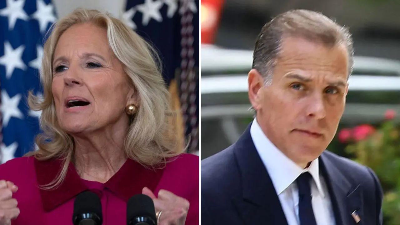 Photo of Jill Biden and Hunter Biden