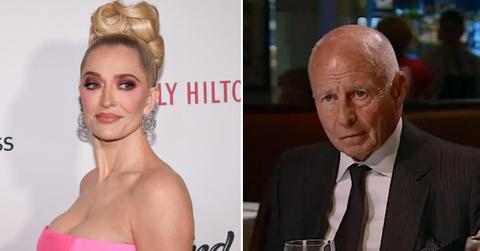 Composite photo of Erika Jayne and Tom Girardi