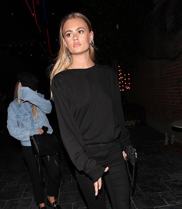 Rumored to be dating Scott Disick, Ella Ross parties at TAO night club with her friends