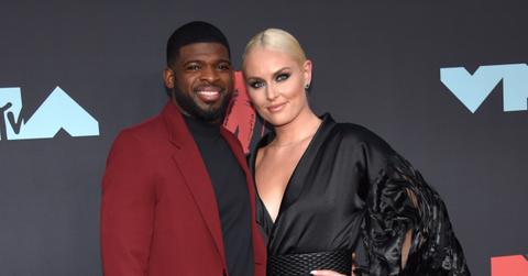 Lindsey Vonn and P.K. Subban at the 2019 MTV Video Music Awards2019 MTV Video Music Awards