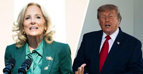 Jill Biden, Donald Trump
