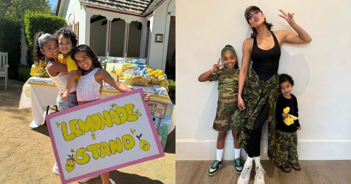 Photo of Khloé Kardashian and Tristan Thompson share two children.