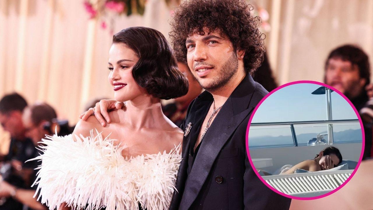 Image of Benny Blanco shared a topless clip of Selena Gomez.