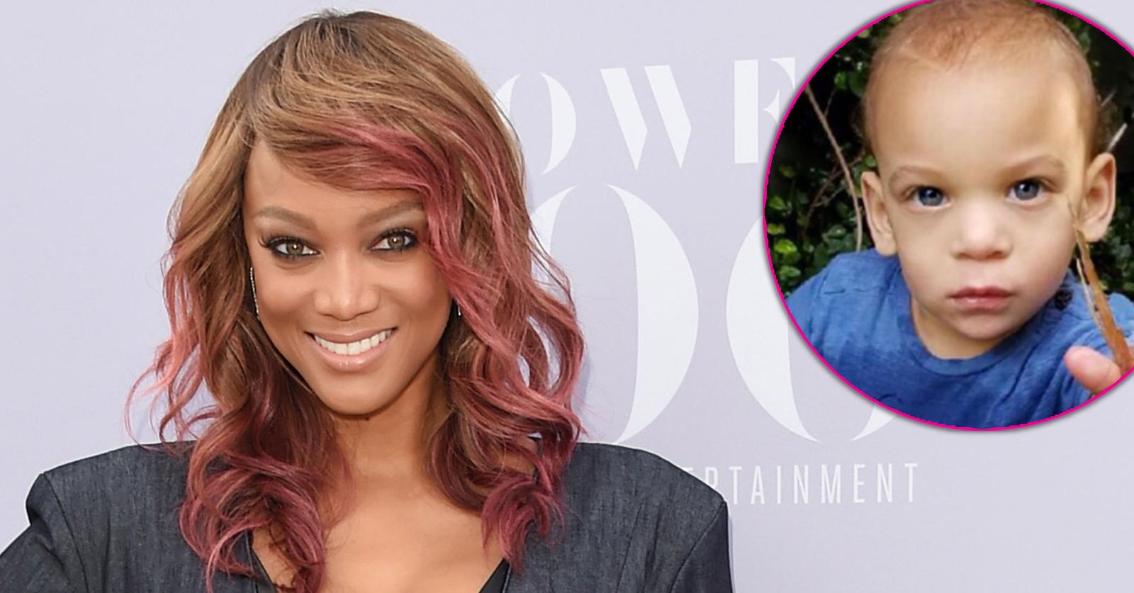 [PICS] Tyra Banks Shows Off Her Son York In This Handsome Photo