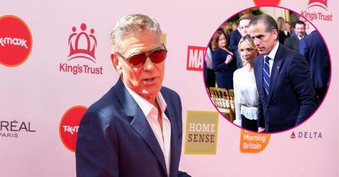 Composite Photos of George Clooney and Hunter Biden