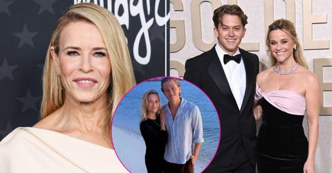 Split image of Chelsea Handler and Deacon Phillippe with Reese Witherspoon.