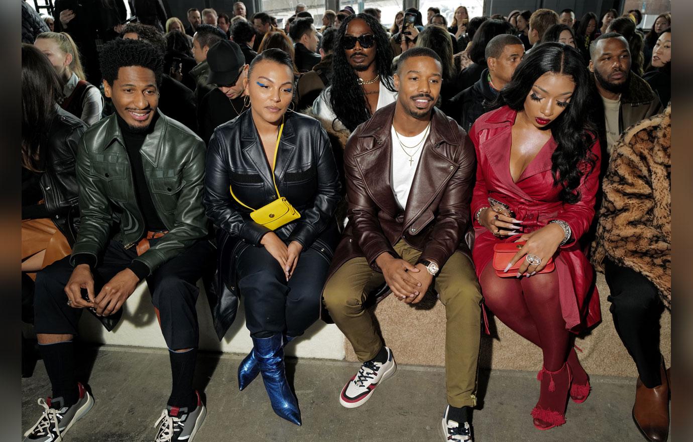 Michael B. Jordan, Megan Thee Stallion Attend Coach NYFW Show