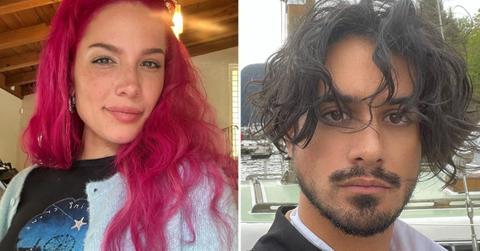 Composite photo of Halsey and Avan Jogia