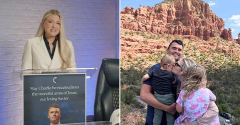 photo of Erika Kirk and Charlie Kirk