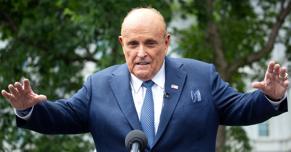 Image of Rudy Giuliani owed Georgia poll workers nearly $150 million for defamation in 2023.