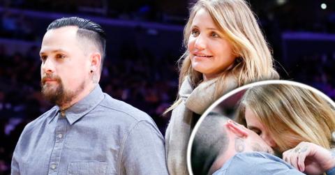 Cameron diaz benji madden la lakers kiss cam