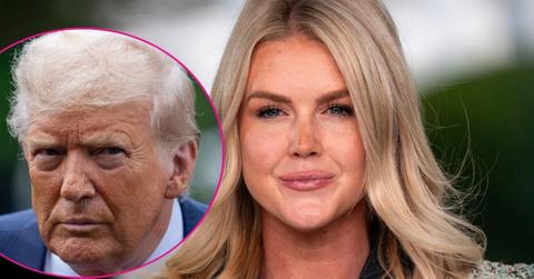 photo of Donald Trump and Karoline Leavitt