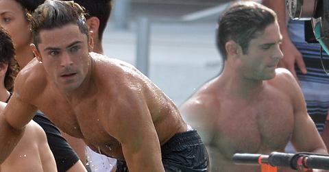 zac efron shirtless abs baywatch movie