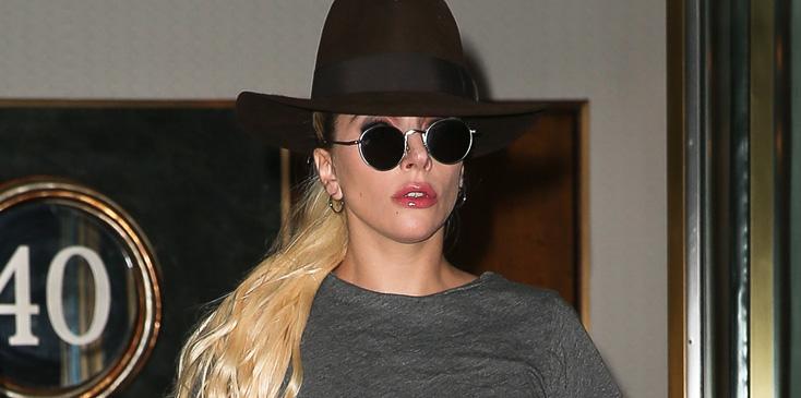 Lady Gaga spotted heading to the music studio in New York City