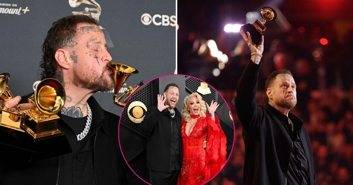 Jelly Roll Says He Would Have 'Killed' Himself as He Credits Wife Bunnie Xo for Saving His Life at 2026 Grammys