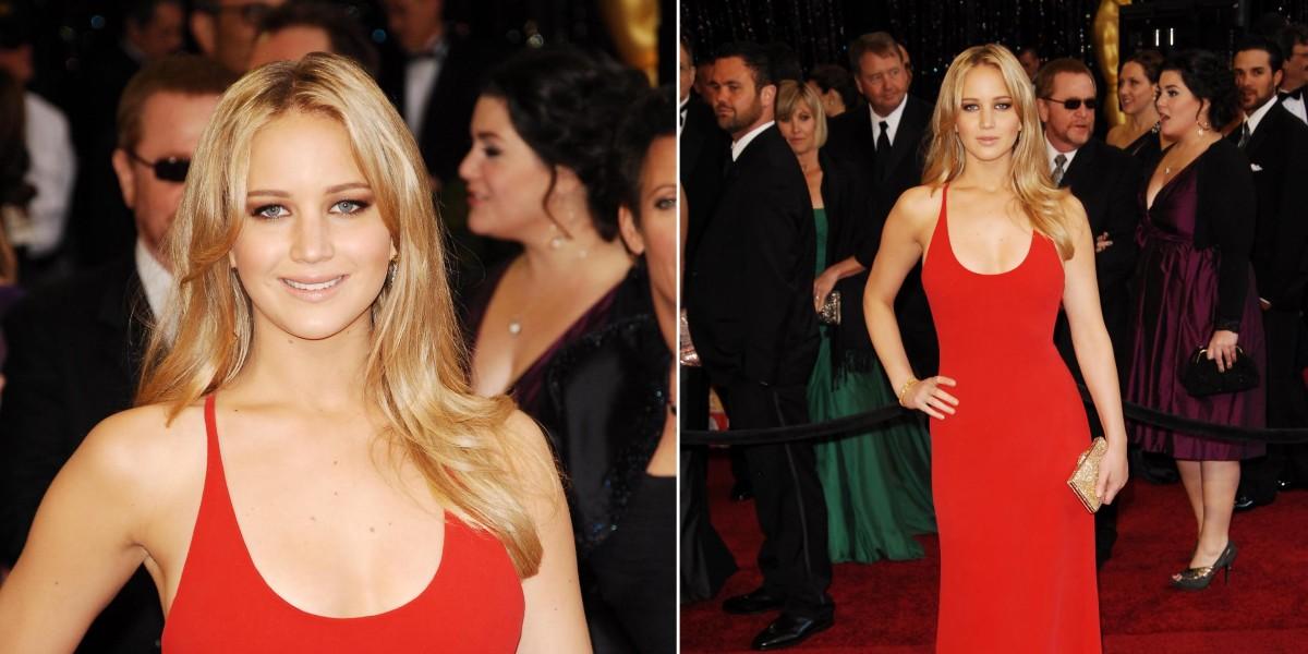 Get Jennifer Lawrence's Iconic Calvin Klein 2011 Oscars Look For Less