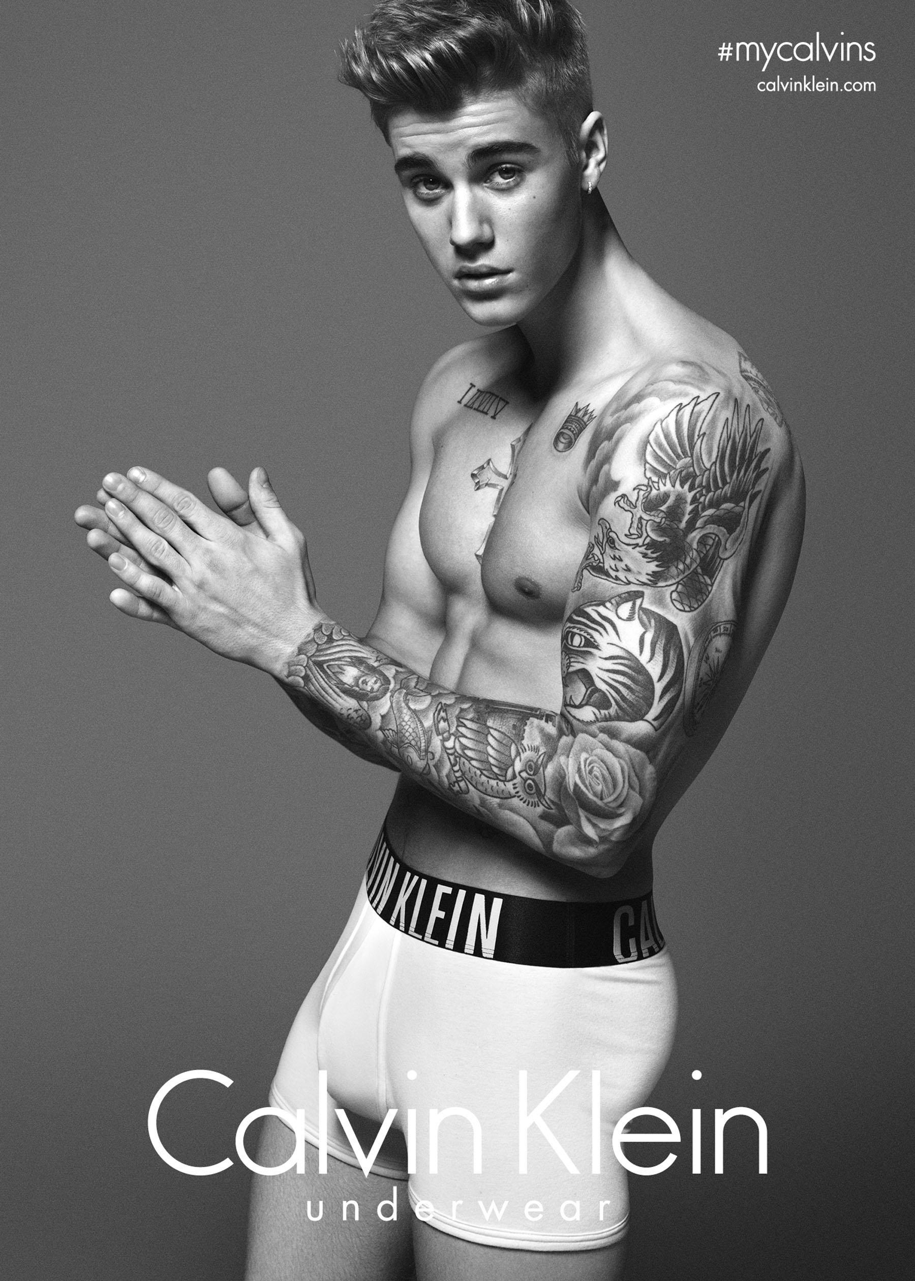 Justin Bieber’s Calvin Klein Ad Photoshopped