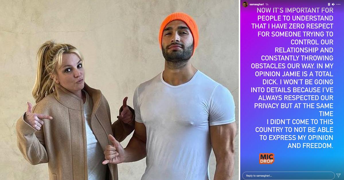 'Jamie Is A Total D*ck': Sam Asghari Blasts Britney Spears' Dad After Explosive Documentary Details Contentious Relationship