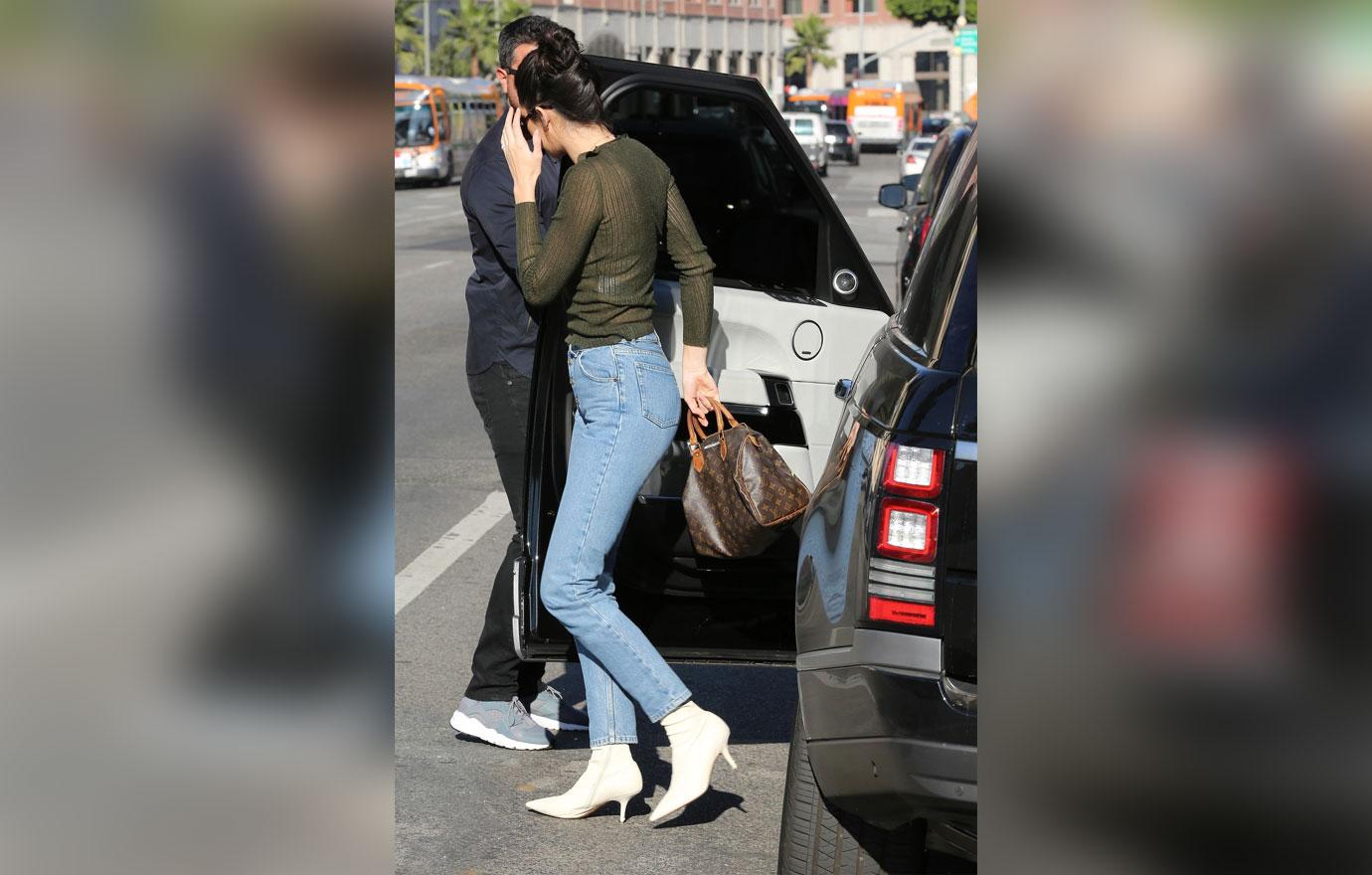 *EXCLUSIVE* Kendall Jenner films with Kourtney Kardashian