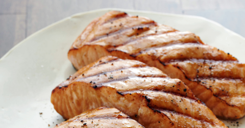 Grilled salmon