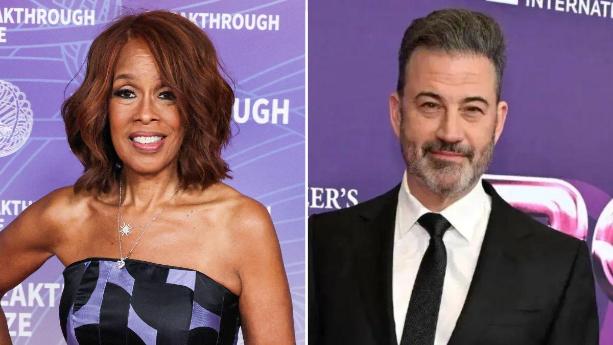 Photo of Gayle King and Jimmy Kimmel