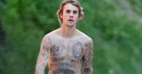 Justin bieber shirtless