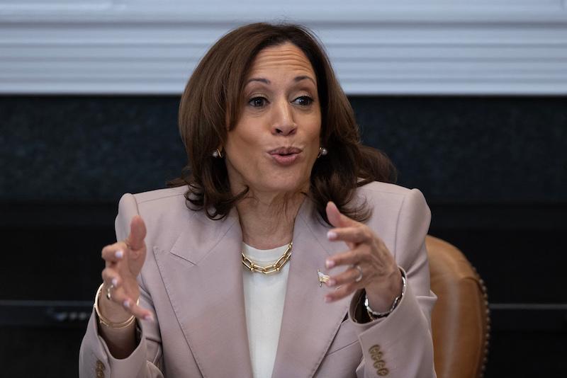 vp kamala harris slams critics laugh