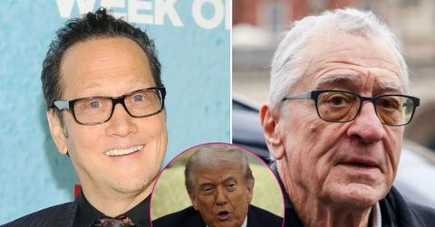 Composite photo of Rob Schneider, Donald Trump and Robert De Niro.