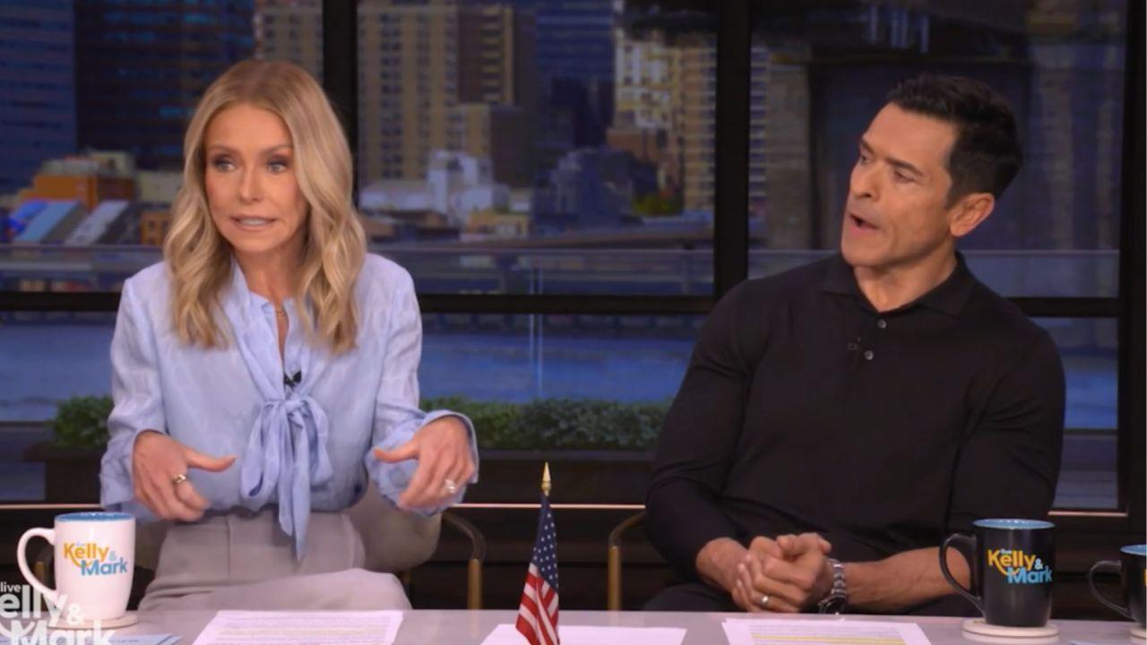 Image of Kelly Ripa felt bad after stealing the basil that Mark Consuelos claimed was 'up for grabs anyway.'