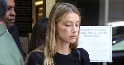 Amber Heard leaves court in LA after claiming Johnny Depp physically assaulted her