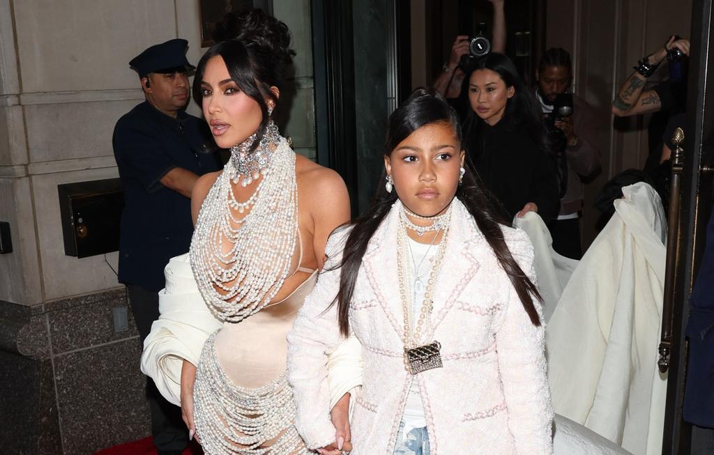 North West Praised For Wearing Kanye West's Jacket To Christmas Party