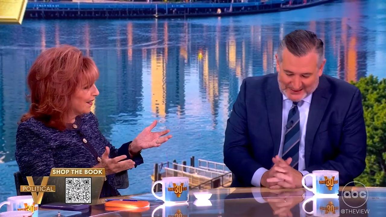 Image of Joy Behar and Ted Cruz