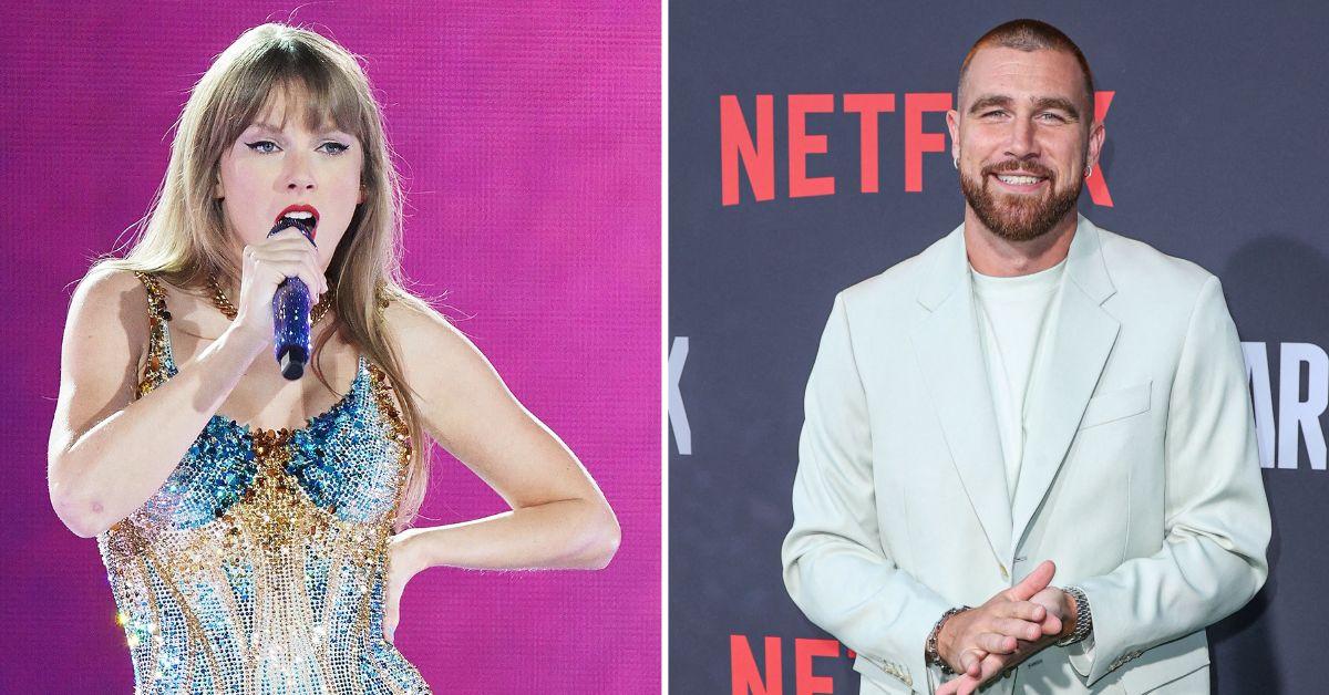 taylor swift smiles singing dating football player travis kelce watch