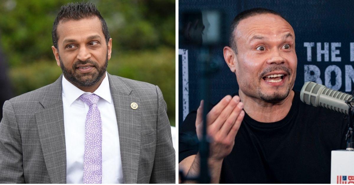 image of Alex Jones said Kash Patel and Dan Bongino are being punished for backing the administration.