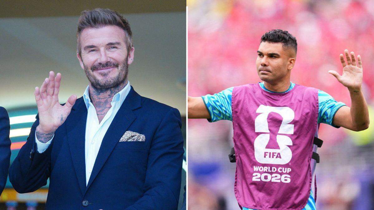 Image of David Beckham welcomed Casemiro to Inter Miami after the midfielder completed his move to the MLS club.
