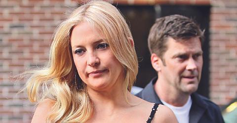 Kate Hudson seen outside The Ed Sullivan Theatre in New York City