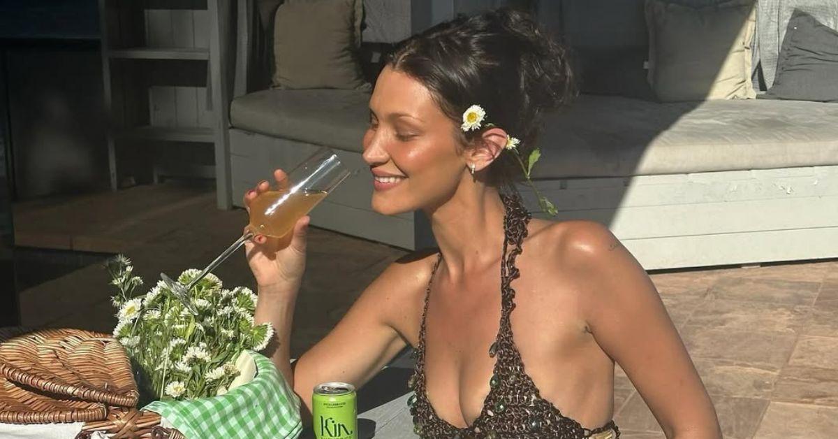 bella hadid sexy skimpy bikini